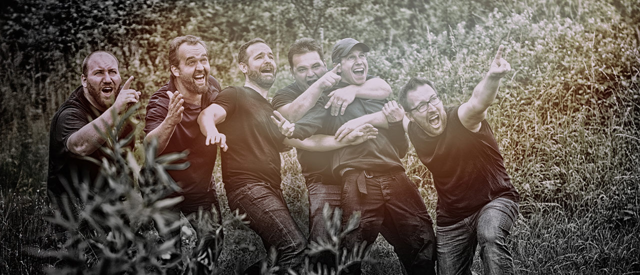 Deep Green Sunset Bandfoto